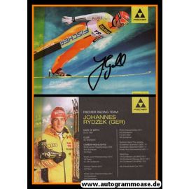 Autogramm Nordische Kombination | Johannes RYDZEK | 2011 (Fischer) 1