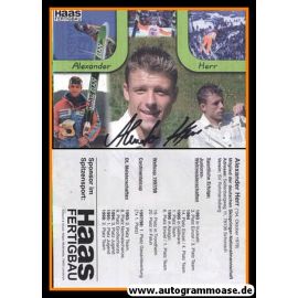 Autogramm Skispringen | Alexander HERR | 1997 (Haas)