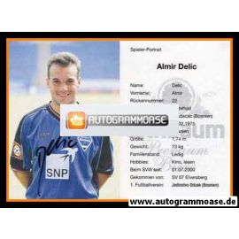 Autogramm Fussball | SV Waldhof Mannheim | 2000 | Almir DELIC