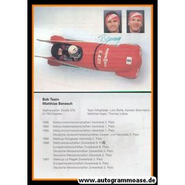 Autogramm Bob | Matthias BENESCH | 1997 (Team)