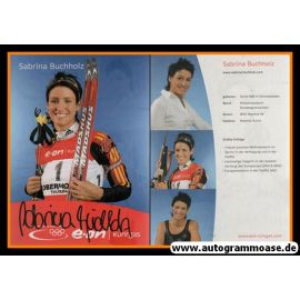 Autogramm Biathlon | Sabrina BUCHHOLZ | 2002 (Portrait Color EON)