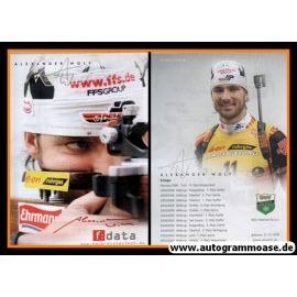 Autogramm Biathlon | Alexander WOLF | 2006 (F-Data) 1
