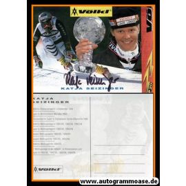 Autogramm Ski Alpin | Katja SEIZINGER | 1994 (Collage Völkl 1) OS-Gold