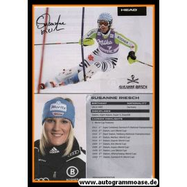 Autogramm Ski Alpin | Susanne RIESCH | 2011 (Head)