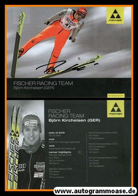 Autogramm Nordische Kombination | Björn KIRCHEISEN | 2007 (Fischer) 2