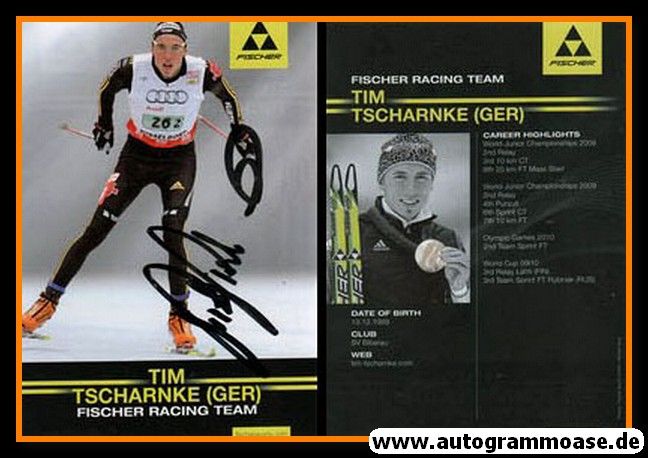 Autogramm Langlauf | Tim TSCHARNKE | 2010 (Fischer)