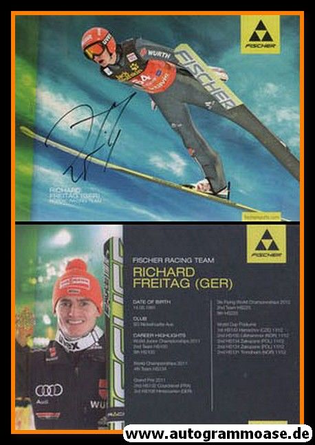 Autogramm Skispringen | Richard FREITAG | 2012 (Fischer)