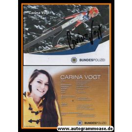 Autogramm Skispringen | Carina VOGT | 2013 (Bundespolizei)