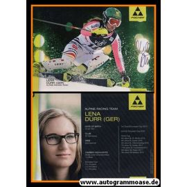 Autogramm Ski Alpin | Lena DÜRR | 2012 (Fischer)