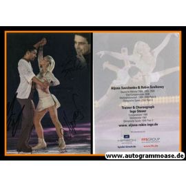Autogramme Eiskunstlauf | Aljona SAVCHENKO + Robin SZOLKOWY | 2006 (Portrait Color)