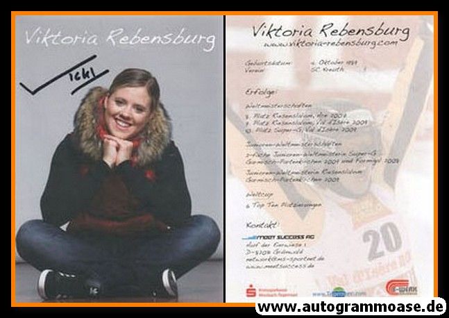 Autogramm Ski Alpin | Viktoria REBENSBURG | 2009 (Portrait Color)