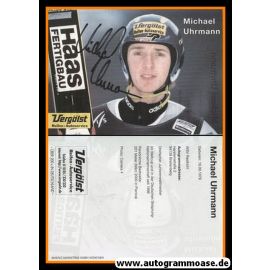 Autogramm Skispringen | Michael UHRMANN | 1990er (Portrait Color Vergölst) OS-Gold