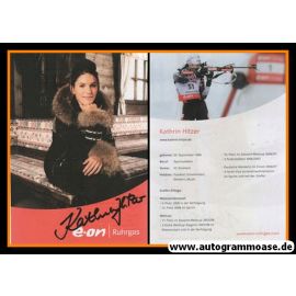 Autogramm Biathlon | Kathrin HITZER | 2008 (Portrait Color) EON Ruhrgas