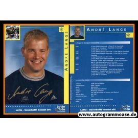 Autogramm Bob | Andre LANGE | 2001 (Portrait Color Lotto Toto) OS-Gold