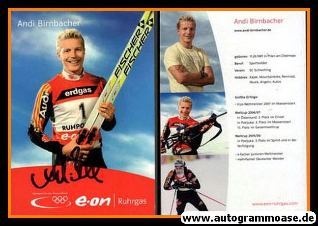 Autogramm Biathlon | Andreas BIRNBACHER | 2007 (EON)