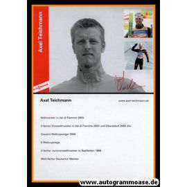Autogramm Langlauf | Axel TEICHMANN | 2005 (Viessmann)