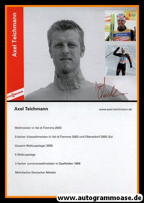 Autogramm Langlauf | Axel TEICHMANN | 2005 (Viessmann)