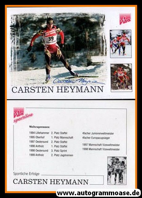 Autogramm Biathlon | Carsten HEYMANN | 1999 (Viba)