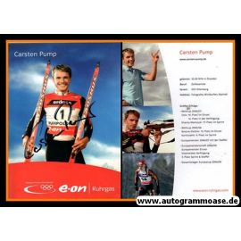Autogramm Biathlon | Carsten PUMP | 2006 (EON)