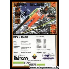 Autogramm Skispringen | Dirk ELSE | 1999 (Portrait Color)