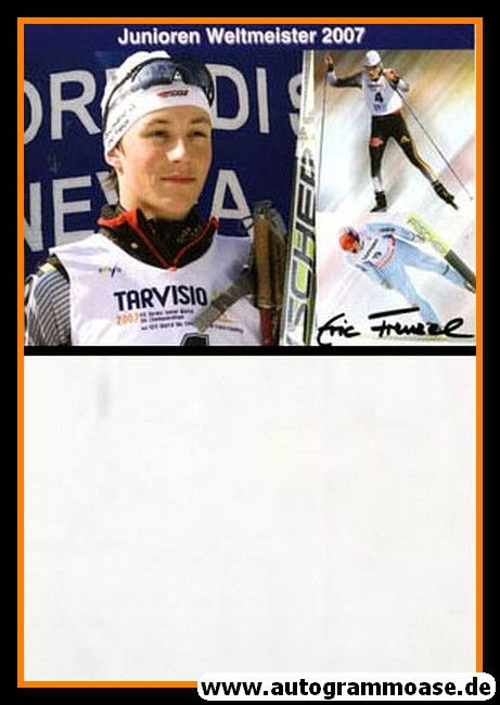 Autogramm Nordische Kombination | Eric FRENZEL | 2007 (Junioren WM)