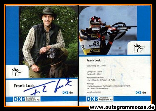 Autogramm Biathlon | Frank LUCK | 2000er (DKB)