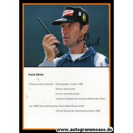 Autogramm Biathlon | Frank ULLRICH | 1999 (Viessmann)