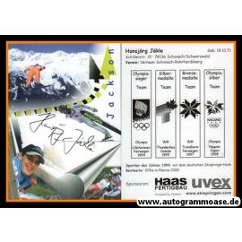 Autogramm Skispringen | Hansjörg JÄKLE | 2000er (Collage Color Haas Uvex) OS-Gold