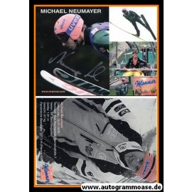 Autogramm Skispringen | Michael NEUMAYER | 2000er (Collage Color Manner) OS-Silber