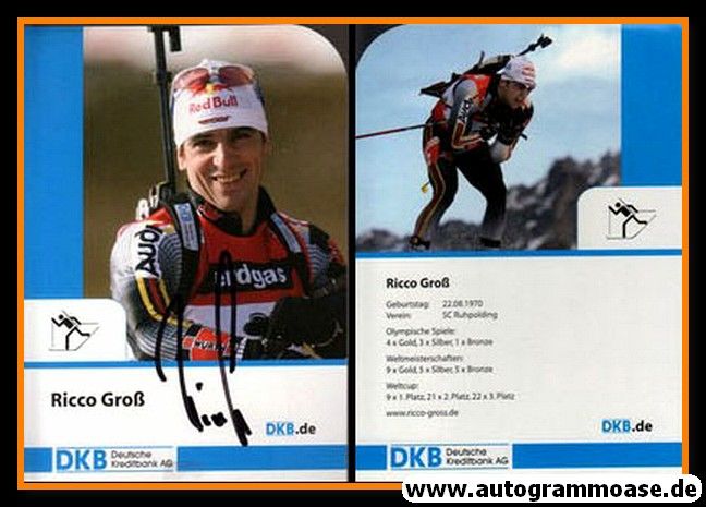 Autogramm Biathlon | Ricco GROSS | 2000er (DKB)