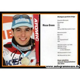 Autogramm Biathlon | Ricco GROSS | 1999 (Portrait Color)