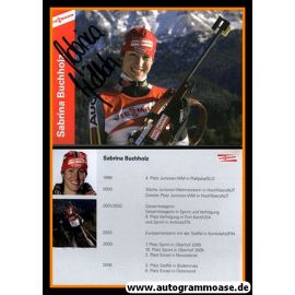 Autogramm Biathlon | Sabrina BUCHHOLZ | 2006 (Viessmann)