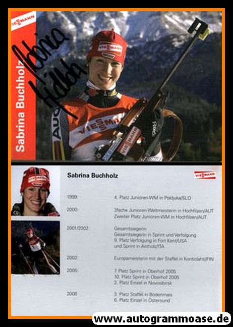 Autogramm Biathlon | Sabrina BUCHHOLZ | 2006 (Viessmann)