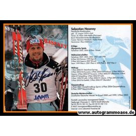 Autogramm Nordische Kombination | Sebastian HASENEY | 2007 (Collage)