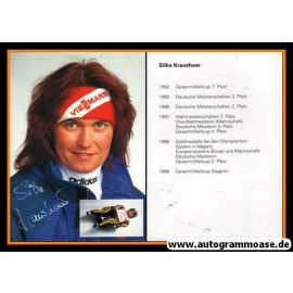 Autogramm Rodeln | Silke KRAUSHAAR | 1999 (Collage)