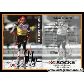 Autogramm Langlauf | Tobias ANGERER | 2007 (Rennszene Color X-Socks) OS-Silber