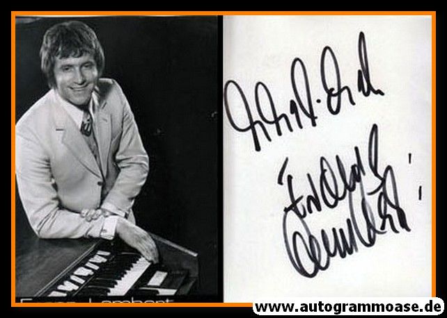 Autogramm Musik | Franz LAMBERT | 1970er (Portrait SW)