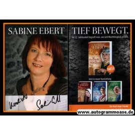 Autogramm Literatur | Sabine EBERT | 2010 "Fluch Der Hebamme"