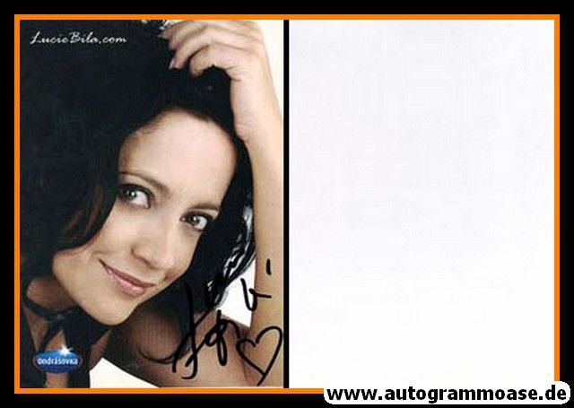 Autogramm Pop (CZE) | Lucie BILA | 2000er (Portrait Color) Ondrasovka