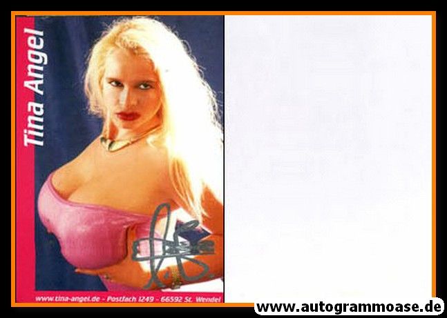 Autogramm Erotik | TINA ANGEL | 2000er (Portrait Color)