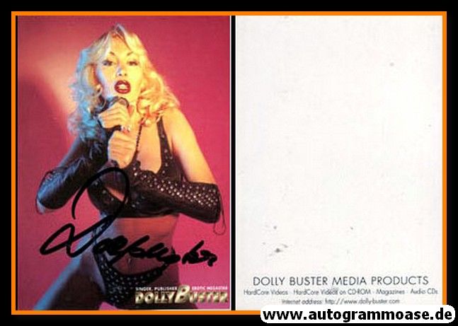 Autogramm Erotik | DOLLY BUSTER | 1990er (Portrait Color) 1