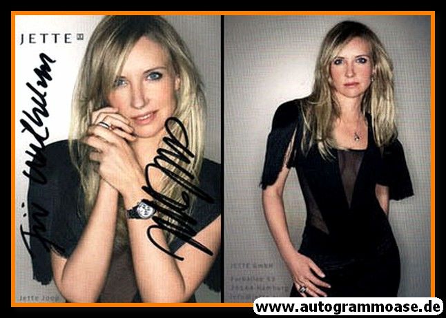 Autogramm Mode | Jette JOOP | 2010er (Portrait Color)