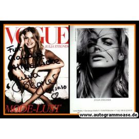 Autogramm Model | Julia STEGNER | 2010er (Portrait Color) Vogue