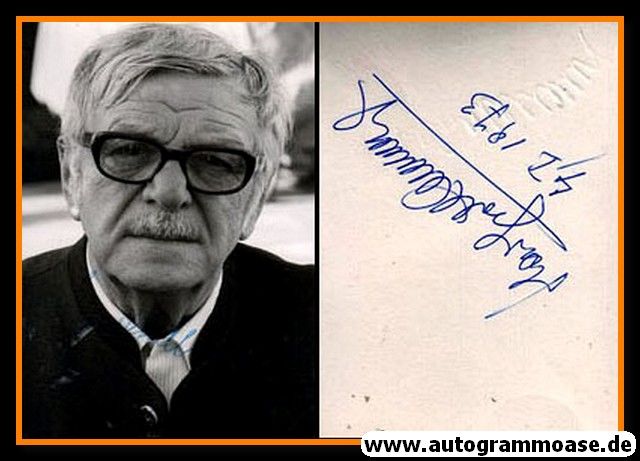 Autogramm Literatur | Hans Gustl KERNMAYR | 1970er (Portrait SW)