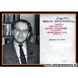 Autogramm Literatur | Jürgen EGGEBRECHT | 1970er (Portrait SW)