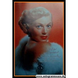Autogramm Film (USA) | Lana TURNER | 1940er Foto (Portrait Color)