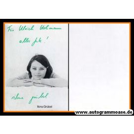 Autogramm Schauspieler | Ilona GRÜBEL | 1970er Foto (Portrait SW)