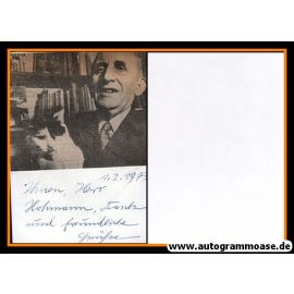 Autogramm Kunst | Bruno KRELL | 1970er (Portrait SW)