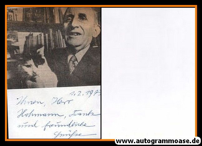 Autogramm Kunst | Bruno KRELL | 1970er (Portrait SW)
