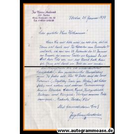 Autogramm Literatur | Jep Nissen ANDERSEN | 1973 (Brief)